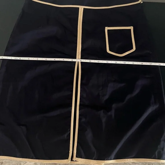 Tory Burch navy blue skirt - Picture 4 of 7